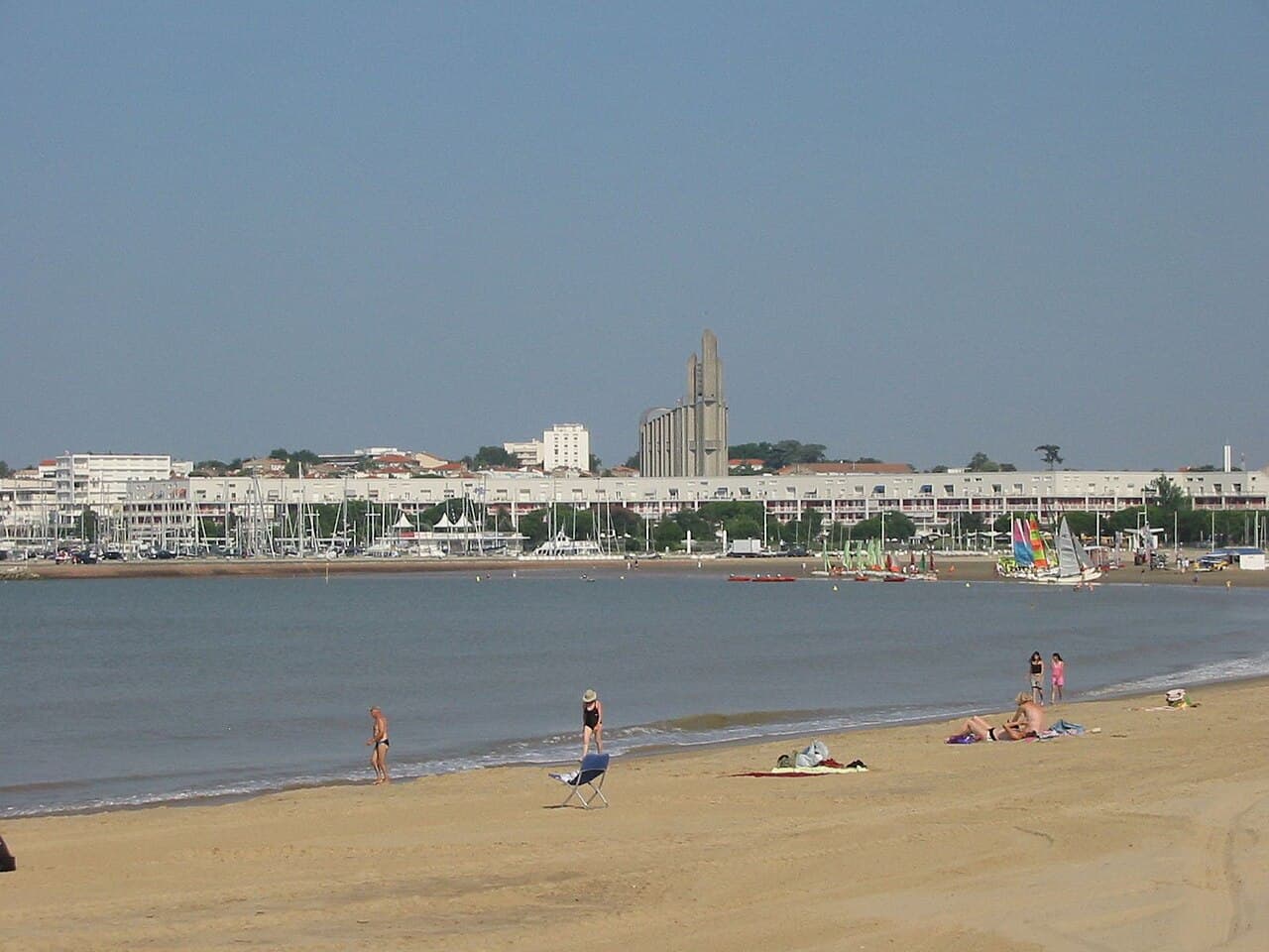 Plage de Royan sur la Côte de Beauté en Charente-Maritime