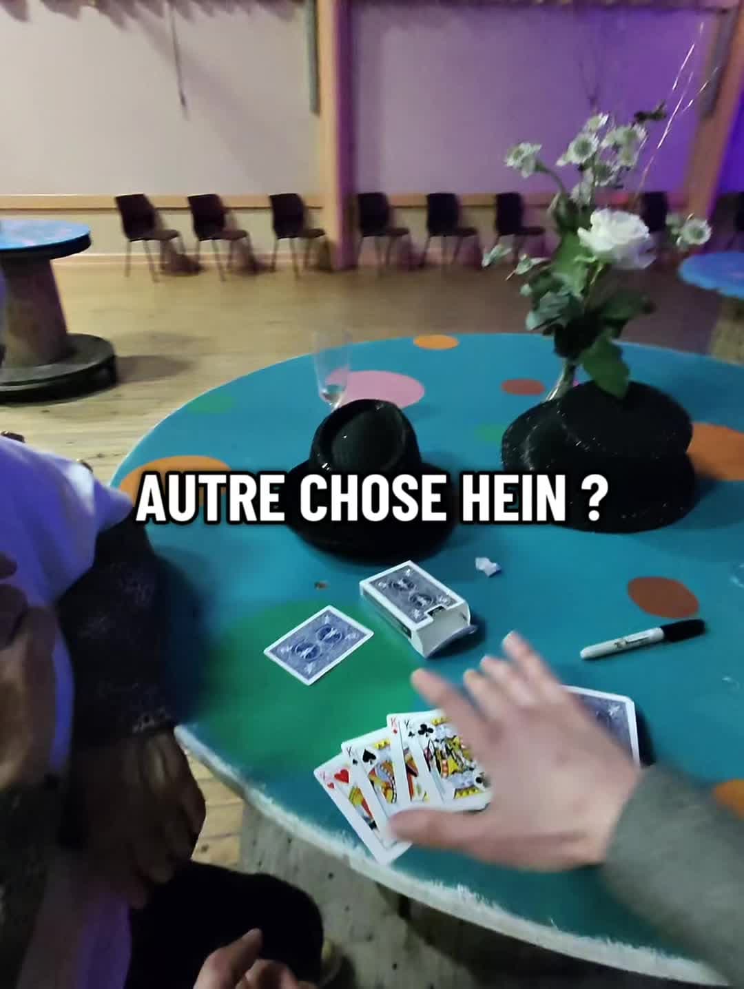 Animation close-up pendant un cocktail