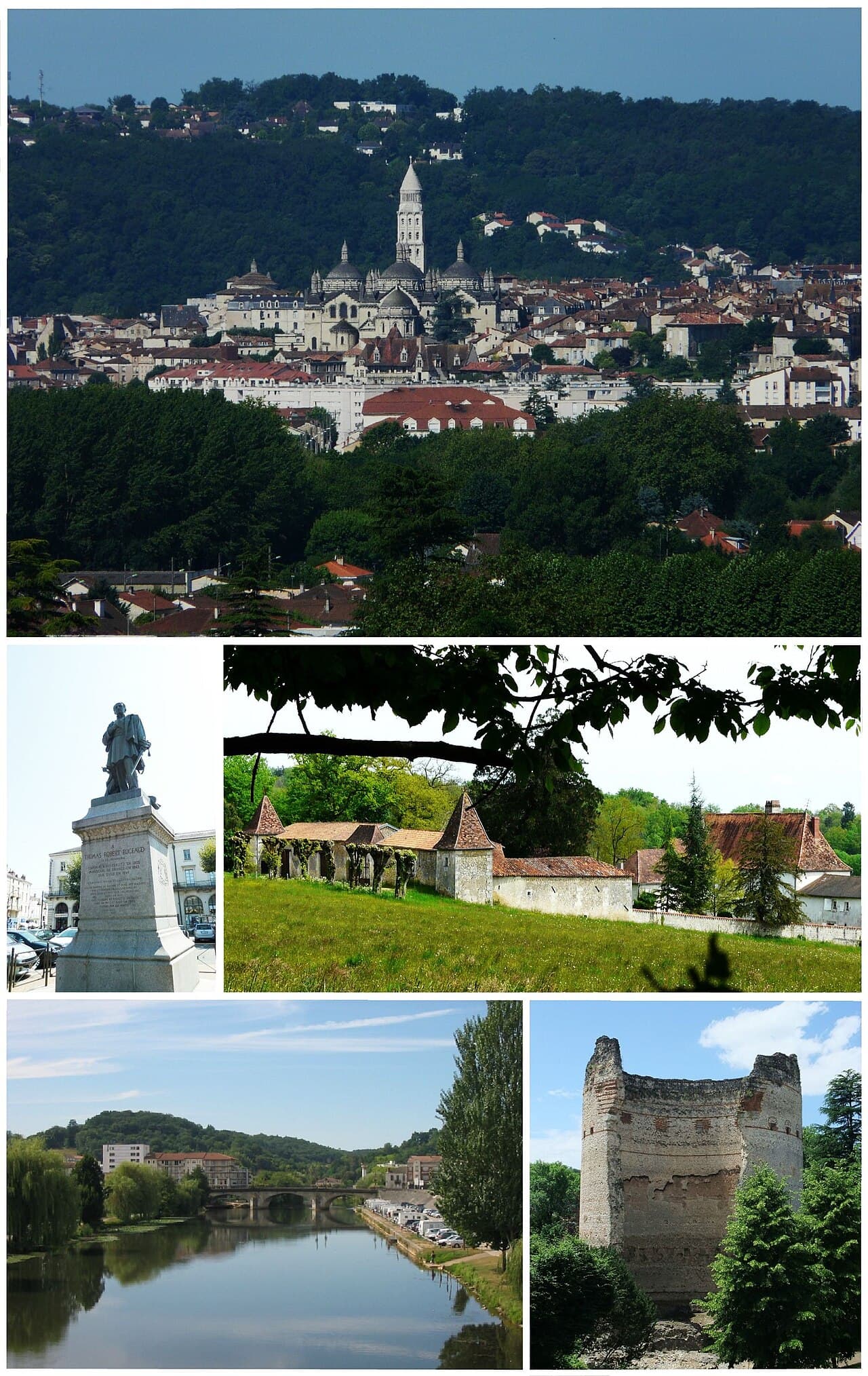 Périgueux et la cathédrale Saint-Front en Dordogne